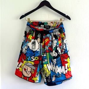 Reason boy shorts Sz S Popeye edition colorful lounge easy wear fresh look